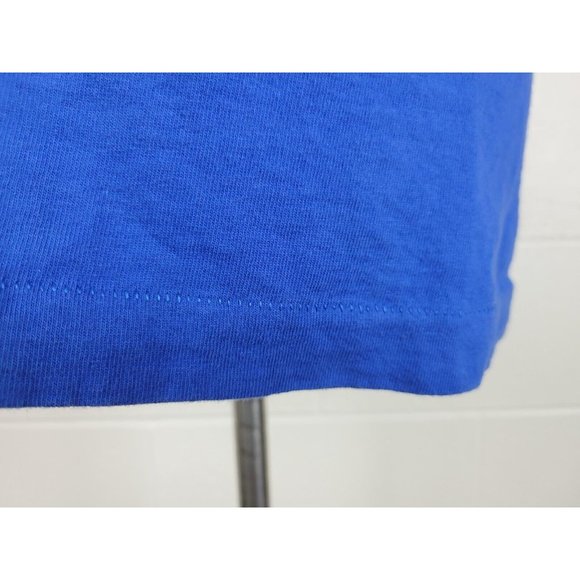 Vtg Fruit of the Loom Womens Blue Cotton Sleeveless Tshirt USA Single Stitch S - Picture 6 of 8